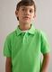 Boys' Green Stretch Cotton Polo Regular Fit_0