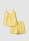 Yellow organic cotton pyjamas_4