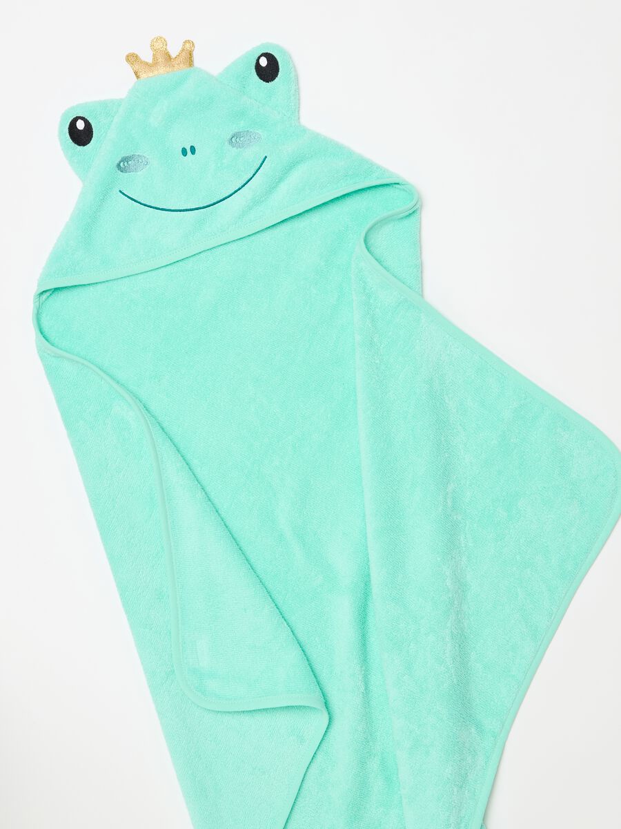 Bathrobe with embroidered frog_0
