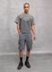 Washed Grey Cargo Shorts_4