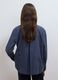 Camicia blu in misto cotone e lyocell a quadretti regular fit_3