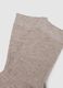Long Beige Stretch Socks_2