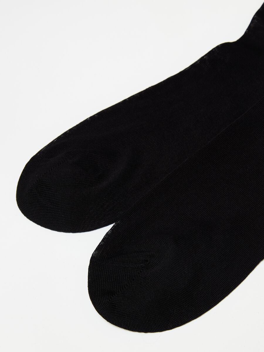 Pack tres calcetines cortos de algodón liso_1