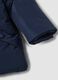 Navy padded hooded jacket, regular fit_3