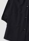 Two-pack of girls&rsquo; black school aprons with white button-up collar_3