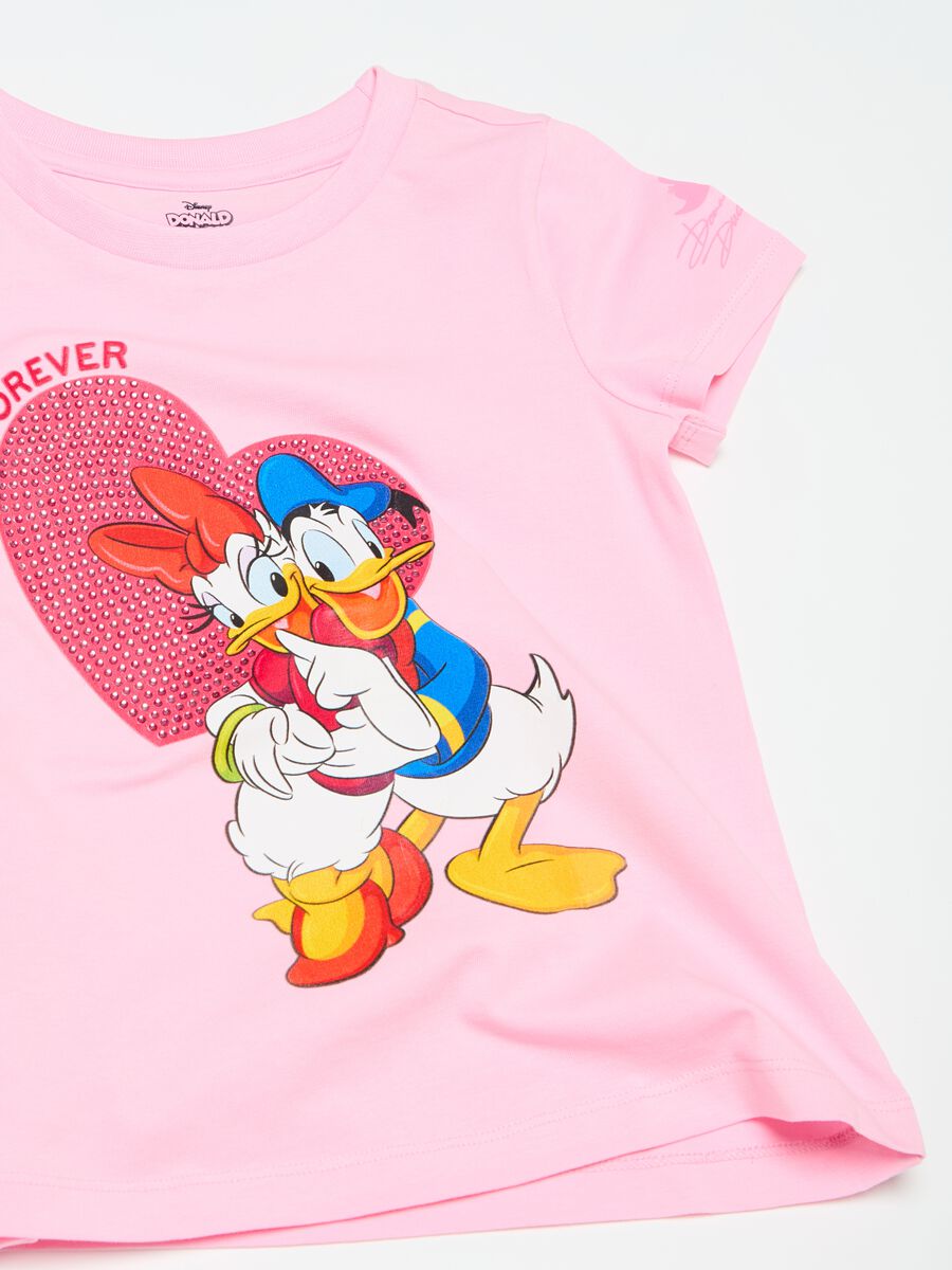 T-shirt in cotone stretch stampa Donald Duck 90_2