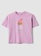 T-shirt rosa de algod&atilde;o puro regular fit com estampado Patrick Star_4