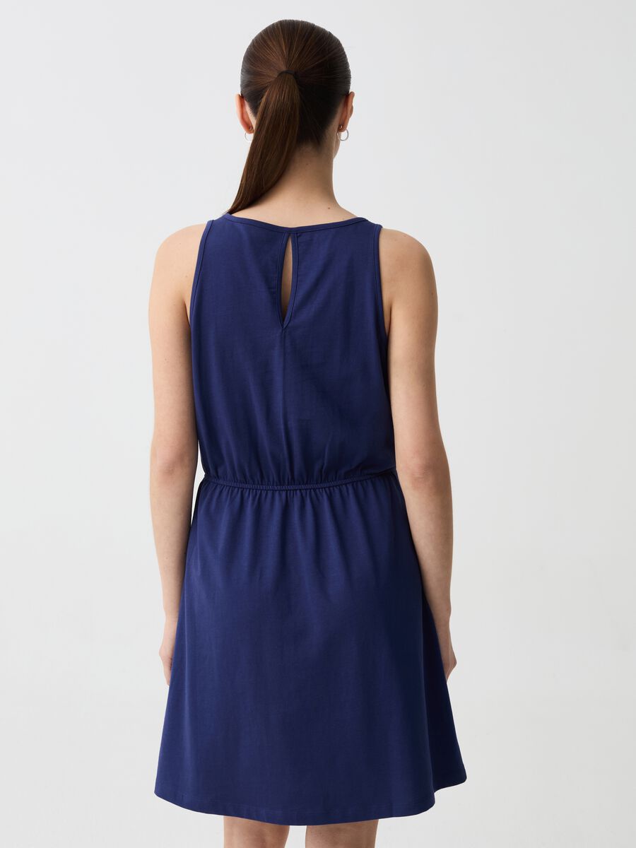 Essential sleeveless dress in cotton_2