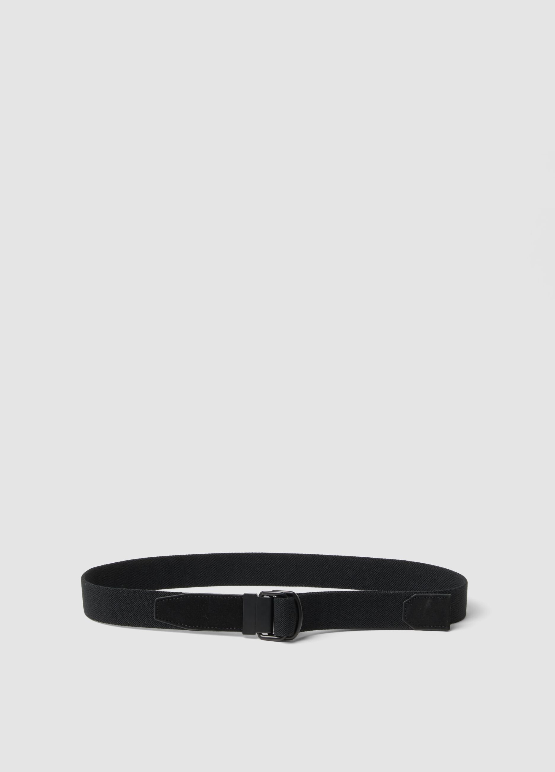 Black casual belt