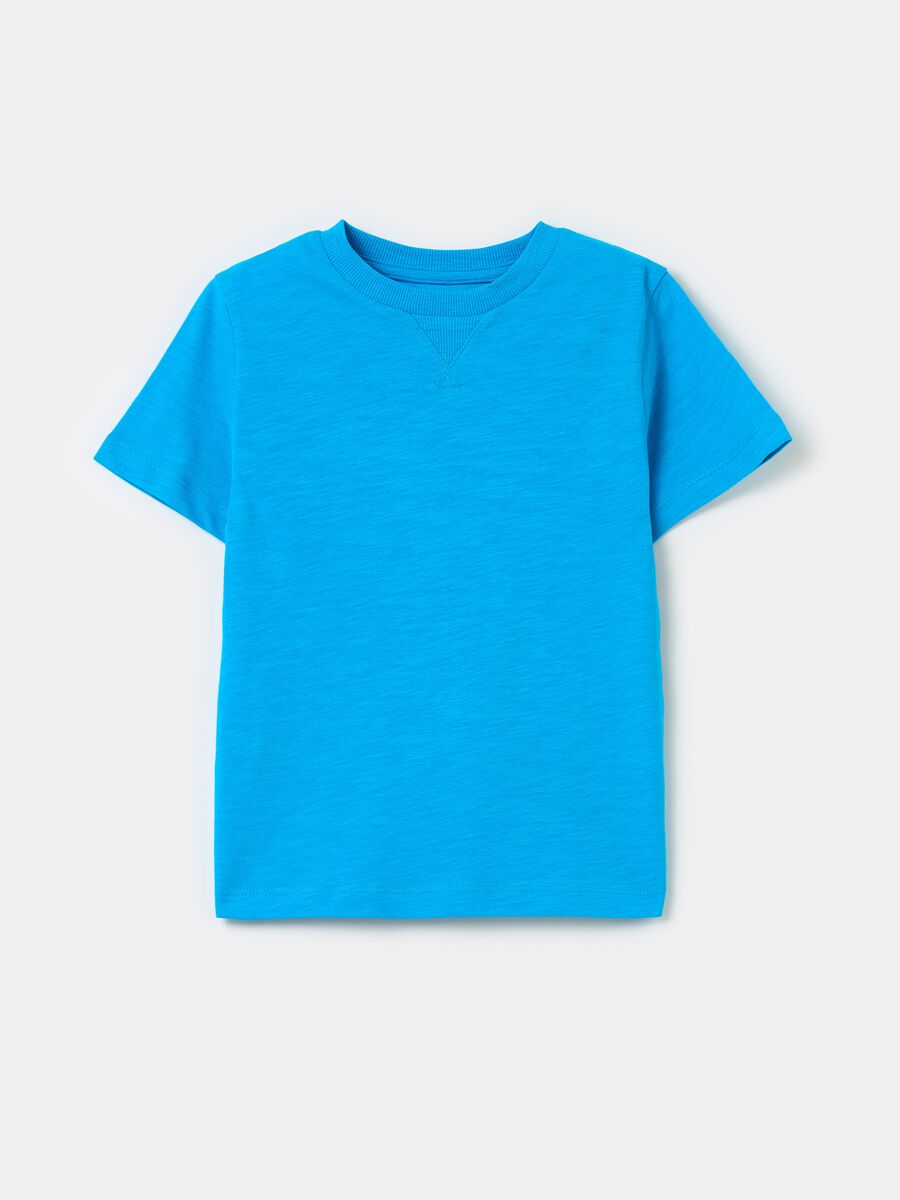 T-shirt in cotone con dettaglio_0