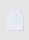 White pure cotton boys&rsquo; vest, regular fit, with sailing print_1
