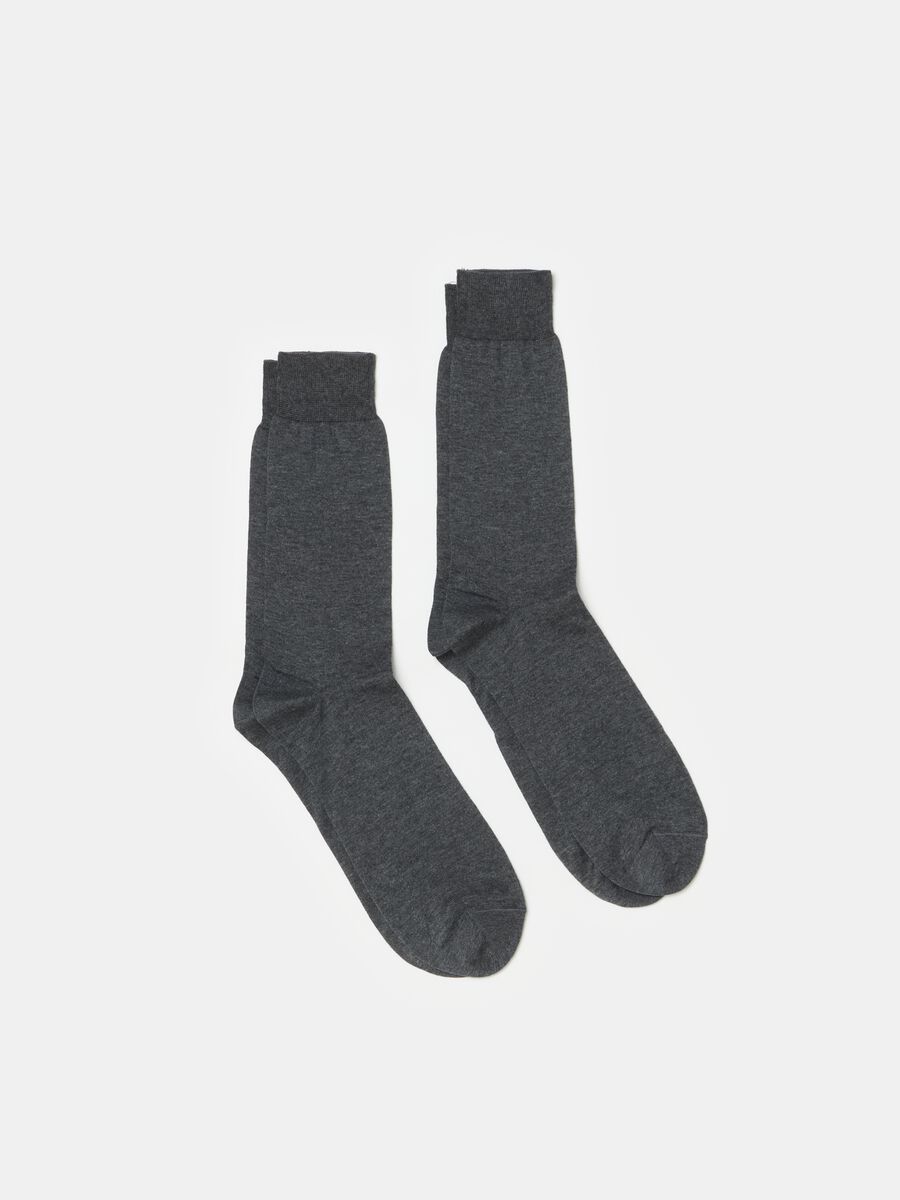Pack dos calcetines cortos de algodón Supima_0
