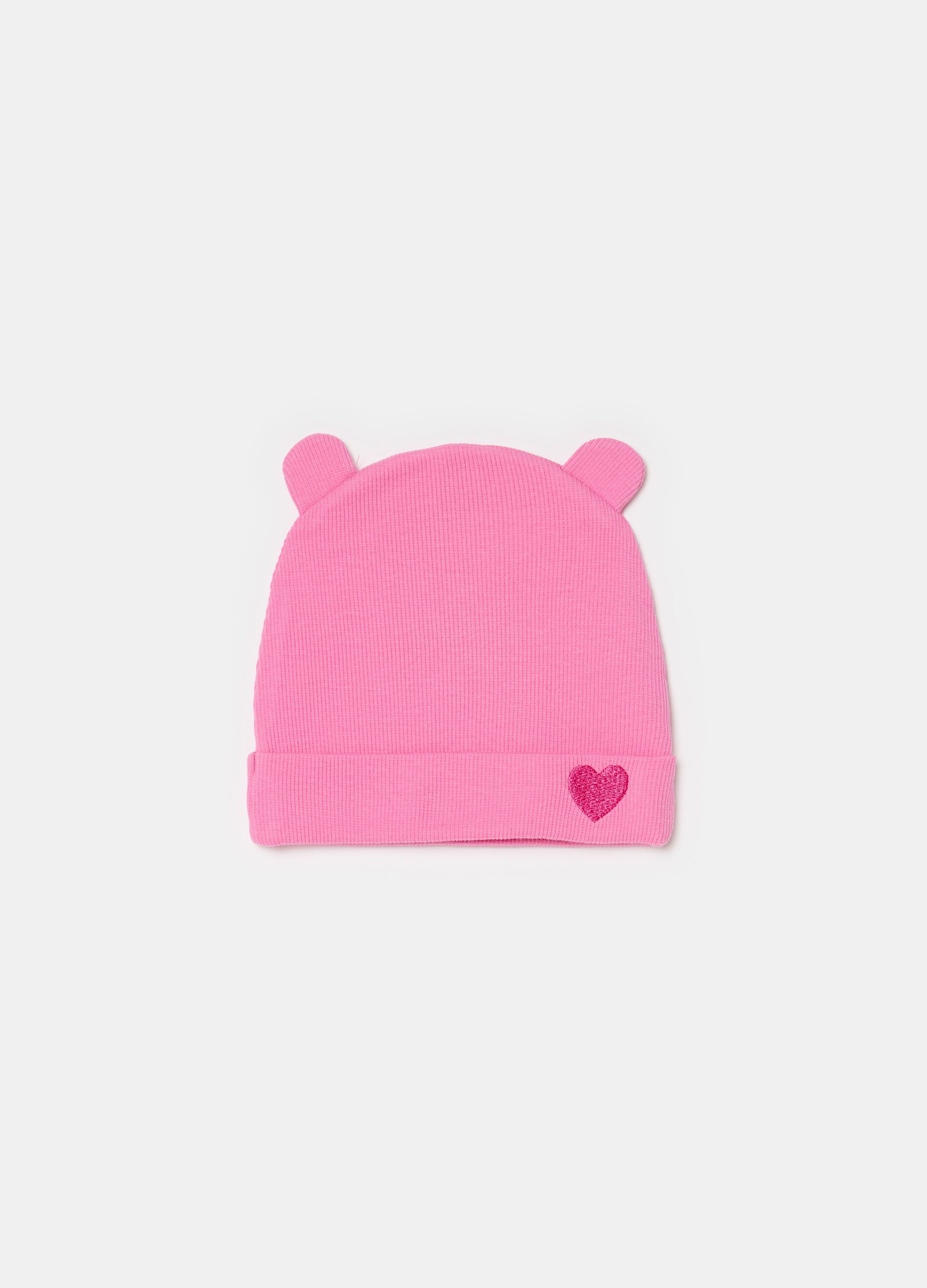 Organic cotton hat with ears