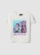 Wei&szlig;es T-Shirt aus reiner Baumwolle mit K-Pop Demon Hunters Print f&uuml;r M&auml;dchen_0