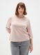 Pink regular fit stretch blend T-shirt_0