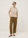 Beiges T-Shirt aus reiner Baumwolle in Regular Fit_1