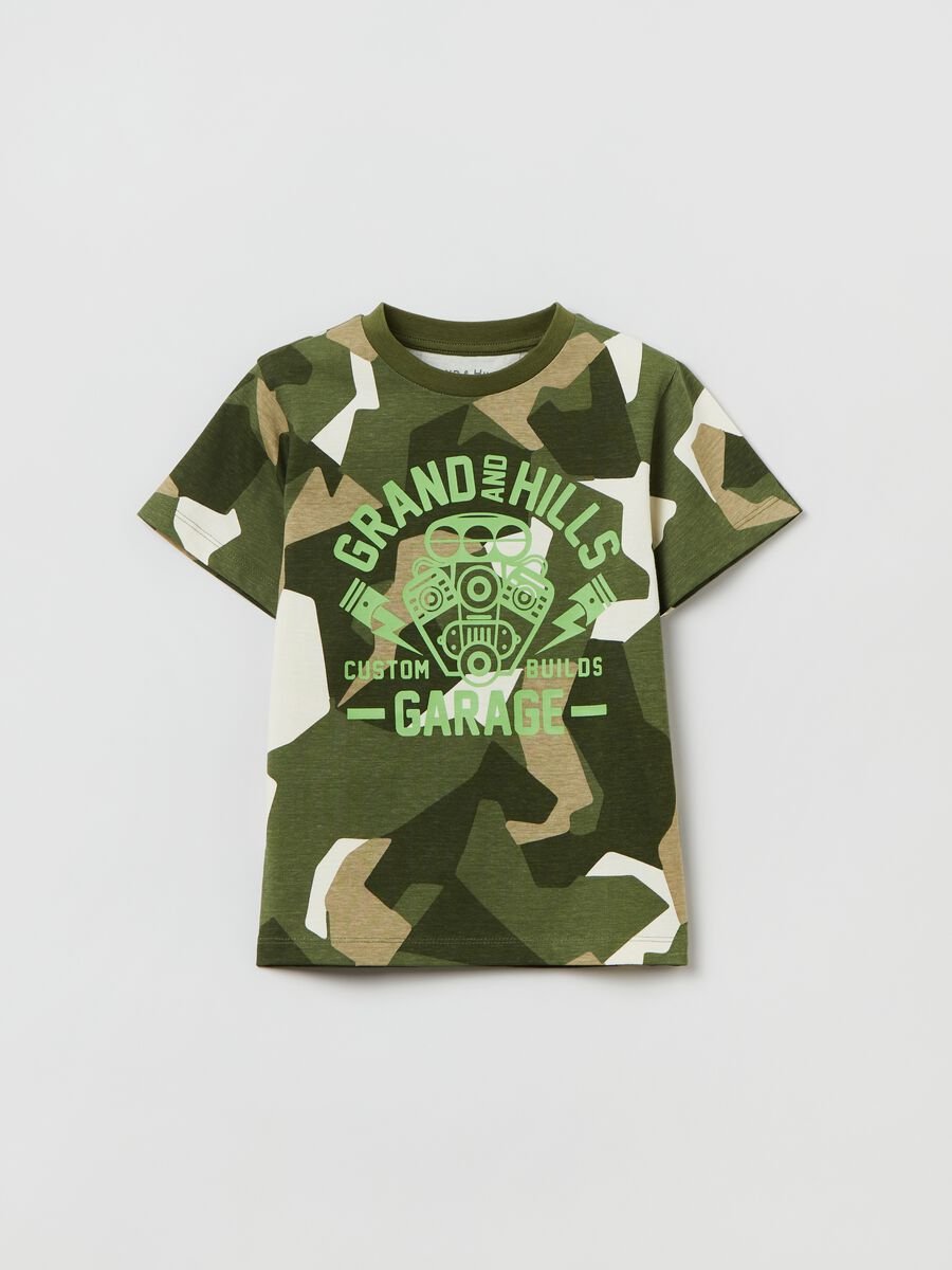Grand&Hills T-shirt with camouflage print_0