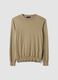Beiger Pullover aus reiner Baumwolle_4