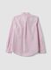 Pink striped poplin shirt, regular fit_1