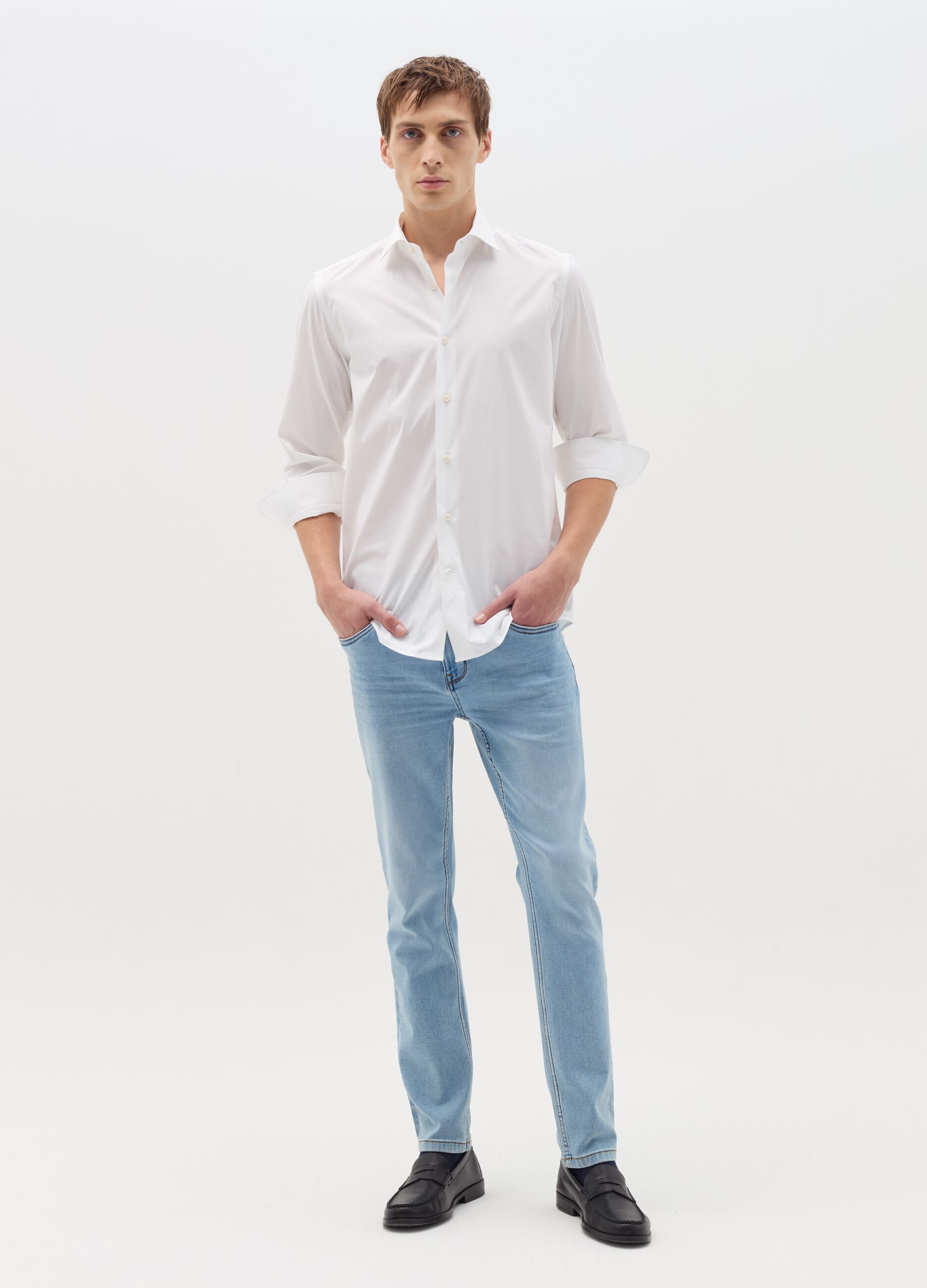 Regular-fit jeans with five pockets