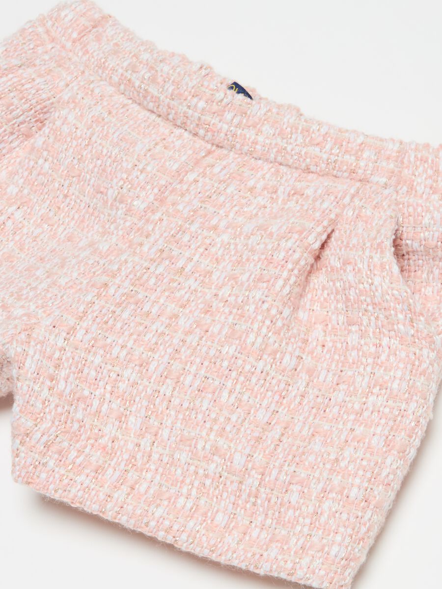Shorts de tweed con lurex_2