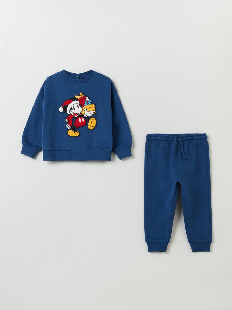 Jogging set with Christmas Mickey Mouse patch_0
