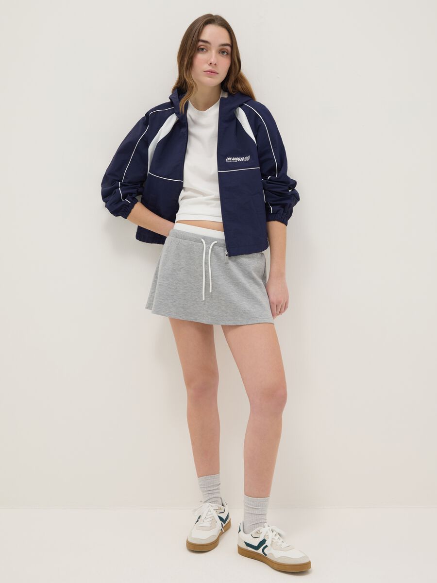 Lightweight multicolor jacket regular fit with zip and hood_2