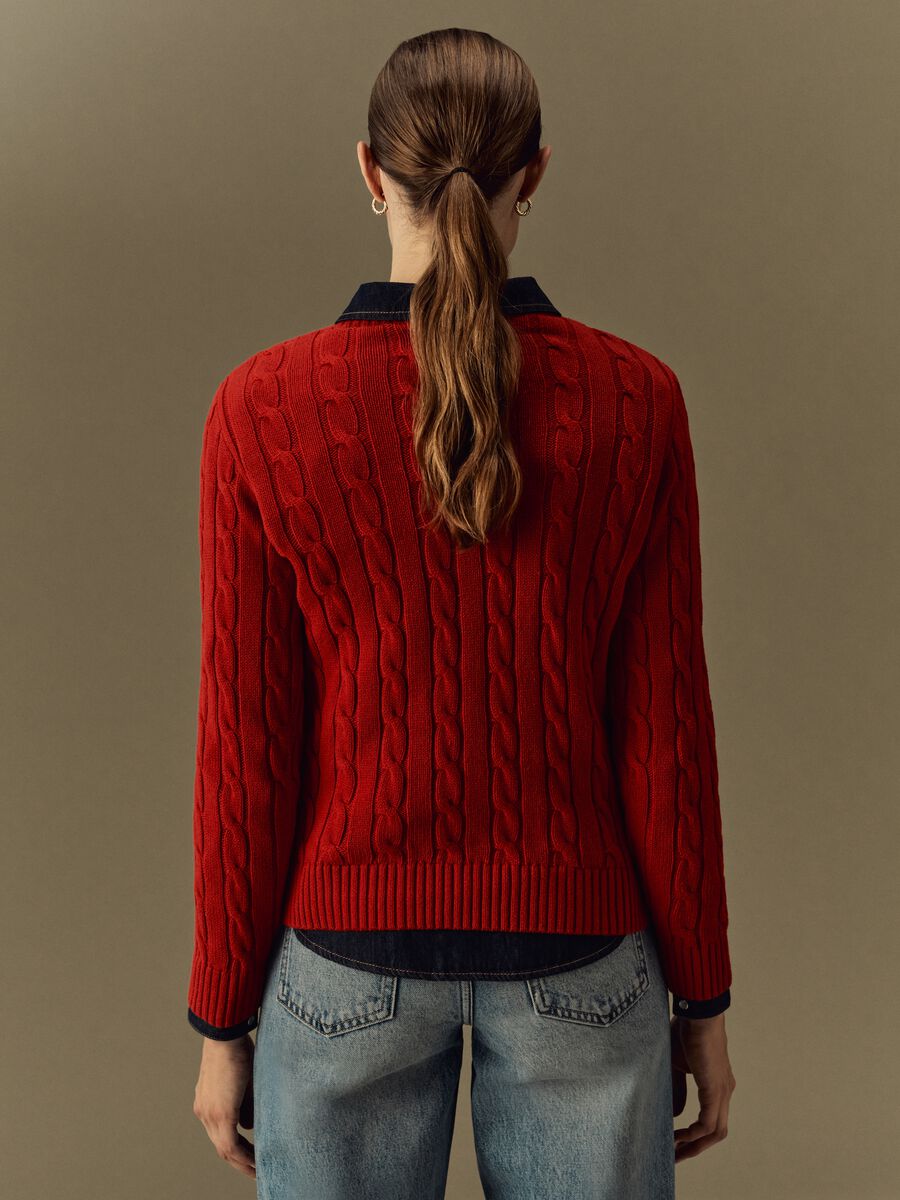Pullover with cable design_2