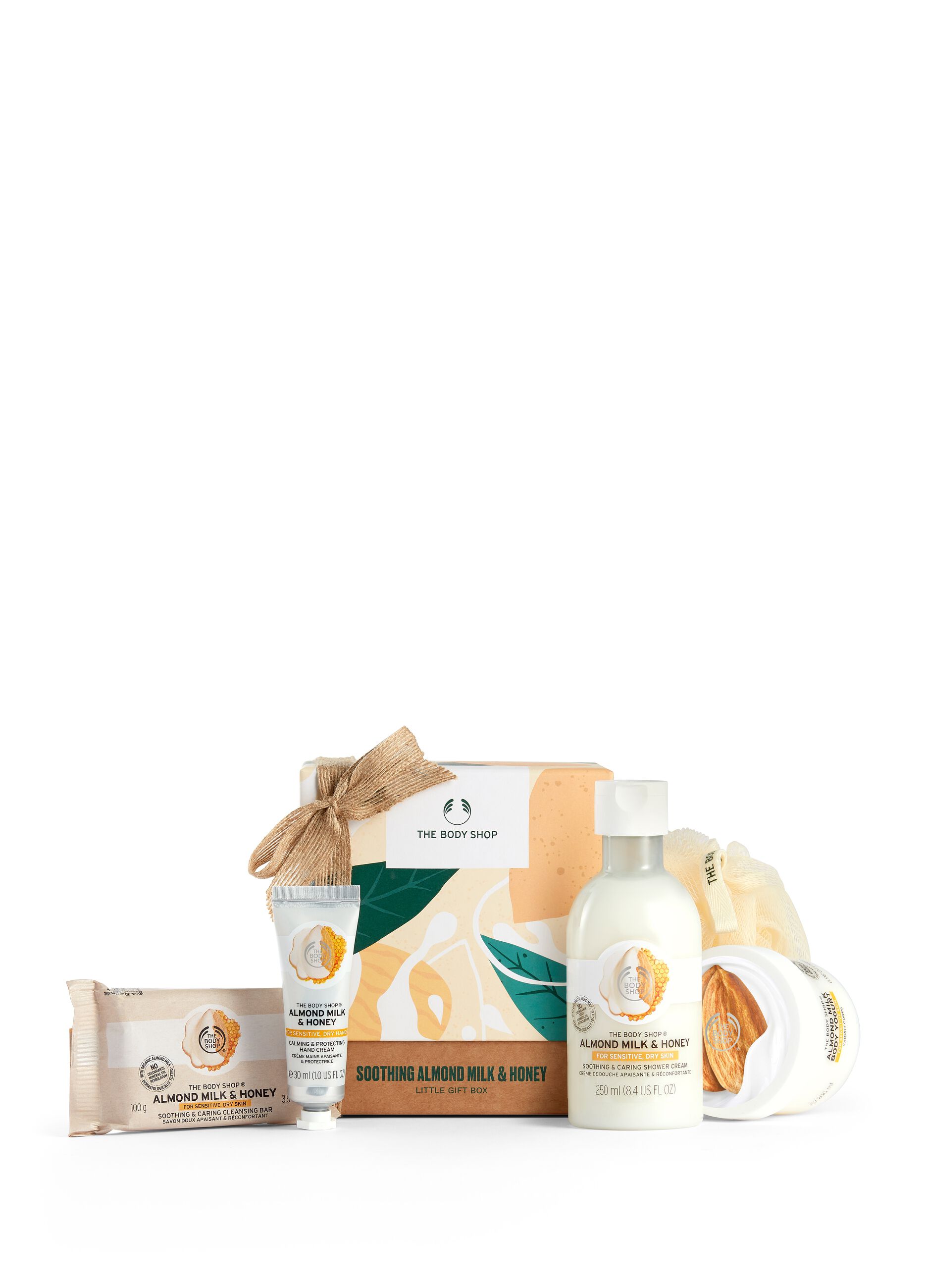 The Body Shop small almond milk and honey gift box
