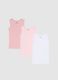 Tripack de camisolas multicolor para beb&eacute; em puro algod&atilde;o_0