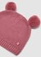 Pink pure organic cotton knitted hat_1