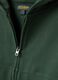 Green organic cotton hoodie in a relaxed fit_3