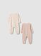 2er-Pack bunte Baby-M&auml;dchen-Strampler aus Baumwollmischung_1
