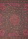 Foulard marrone in misto lana con stampa paisley_2
