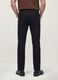 Schwarze Slim-Fit-Hose aus Stretch-Baumwolltwill_3