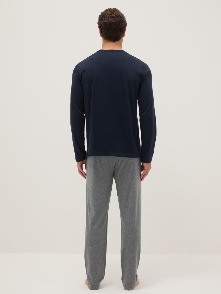 Pure Cotton Multicolour Regular Fit Pyjamas_2