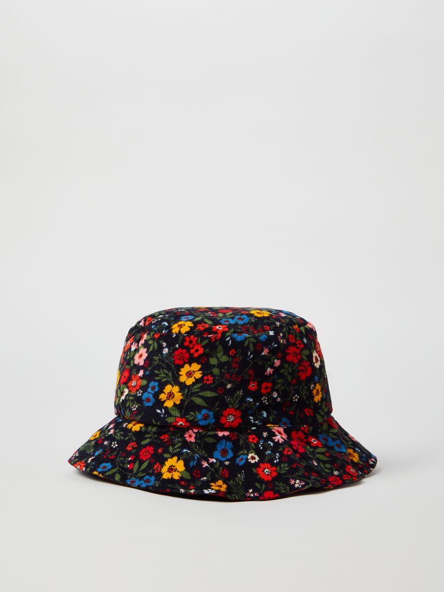 Floral pattern bucket hat_0
