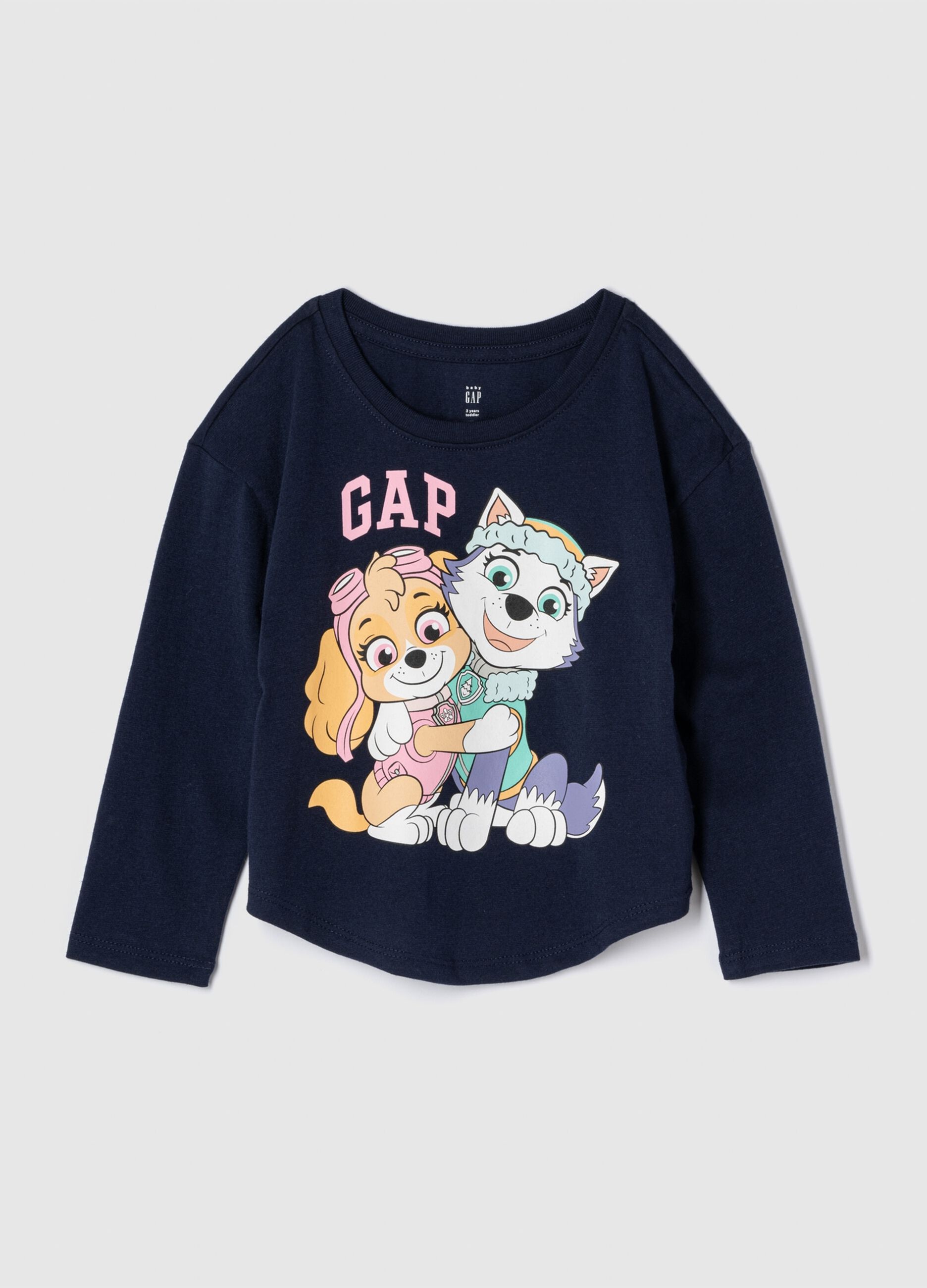T-shirt with long sleeves and Paw Patrol print