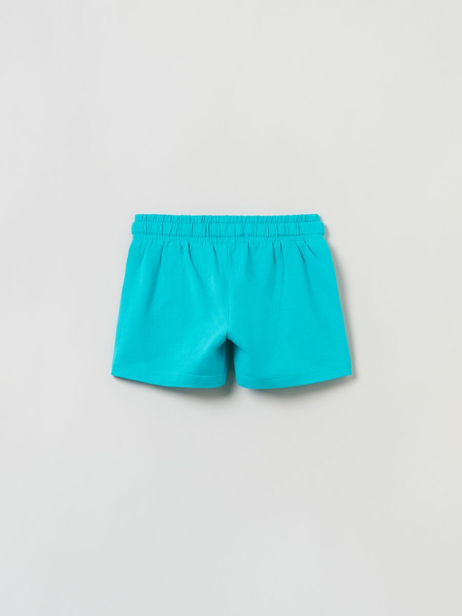Cotton shorts with drawstring_2