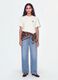 &Lambda;&epsilon;&upsilon;&kappa;ό T-shirt relaxed fit &alpha;&pi;ό 100% &beta;&alpha;&mu;&beta;ά&kappa;&iota; &mu;&epsilon; &sigma;&tau;ά&mu;&pi;&alpha; &sigma;&tau;&omicron; &sigma;&tau;ή&theta;&omicron;&sigmaf;_0