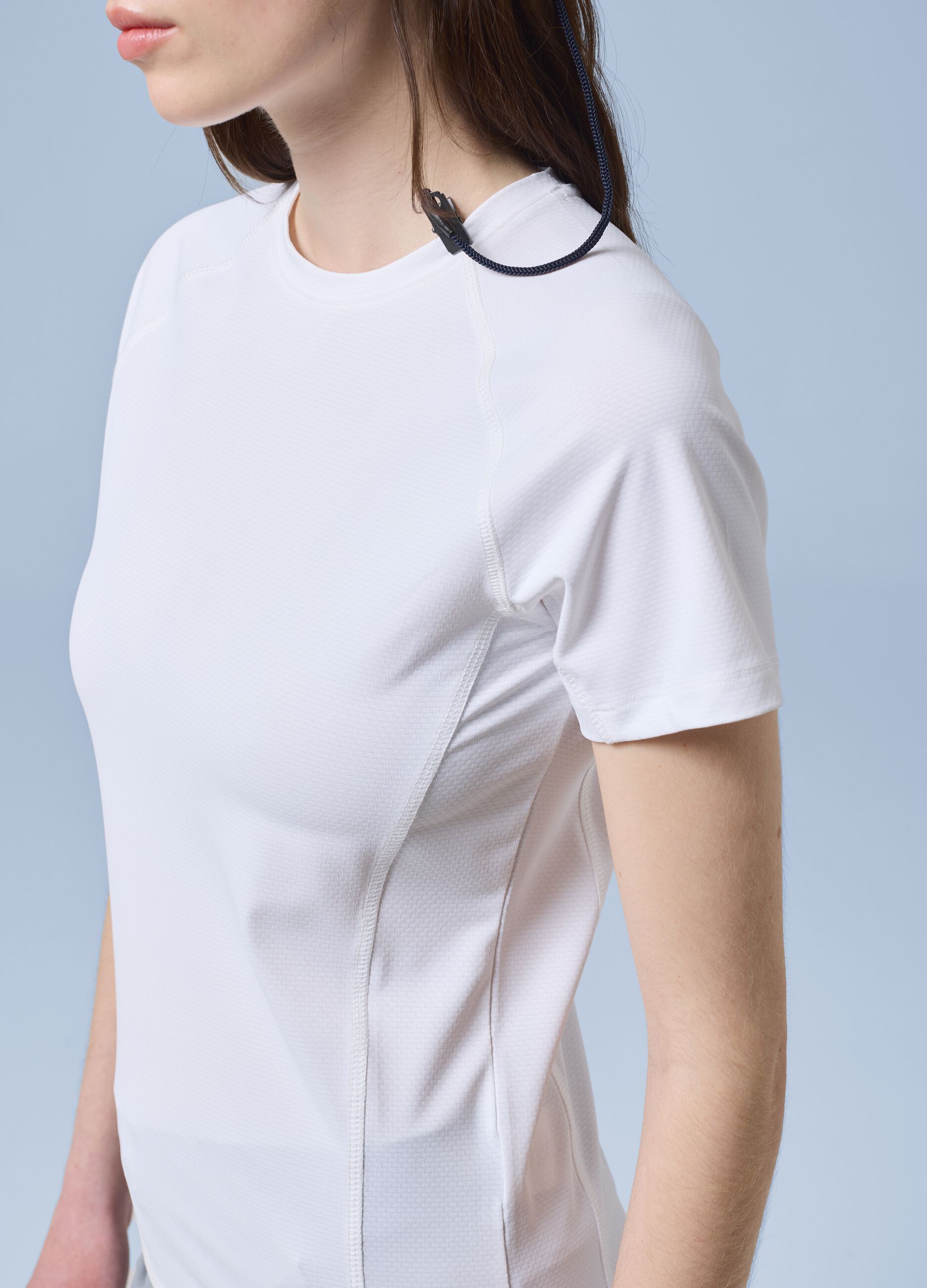 Wei&szlig;es technisches Stretch-T-Shirt ALTAVIA SAILING