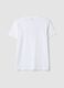 Wei&szlig;es T-Shirt aus reiner Baumwolle mit Print_2