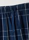 Blue checked pure cotton pyjamas, regular fit_5