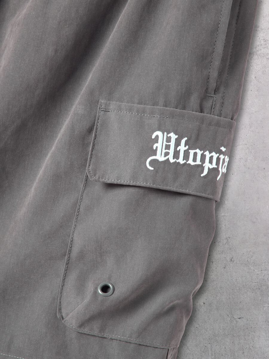 Cargo Swim Shorts Vintage Grey_7