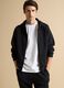 Full-zip nera traspirante in tessuto elasticizzato 2 Way Stretch_0