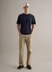 Blue Crew Neck Pure Cotton Relaxed Fit T-Shirt_1