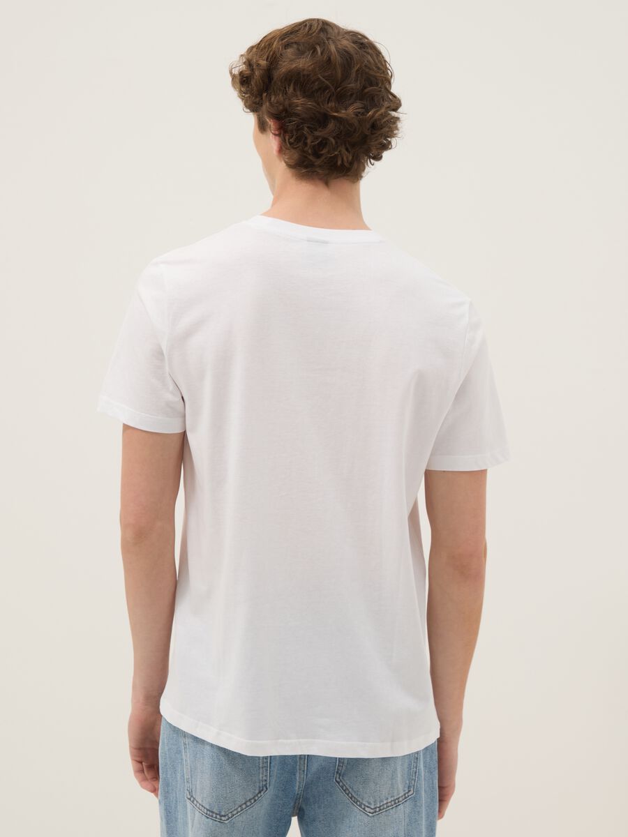 Wei&szlig;es T-Shirt mit Paul-Frank-Print aus reiner Baumwolle, Regular Fit_2