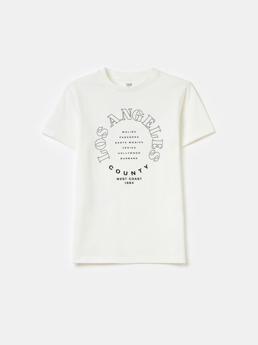 Printed cotton T-shirt_0