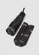 Black folding umbrella with bow print_2