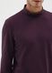 Purple long sleeve cotton shirt_3
